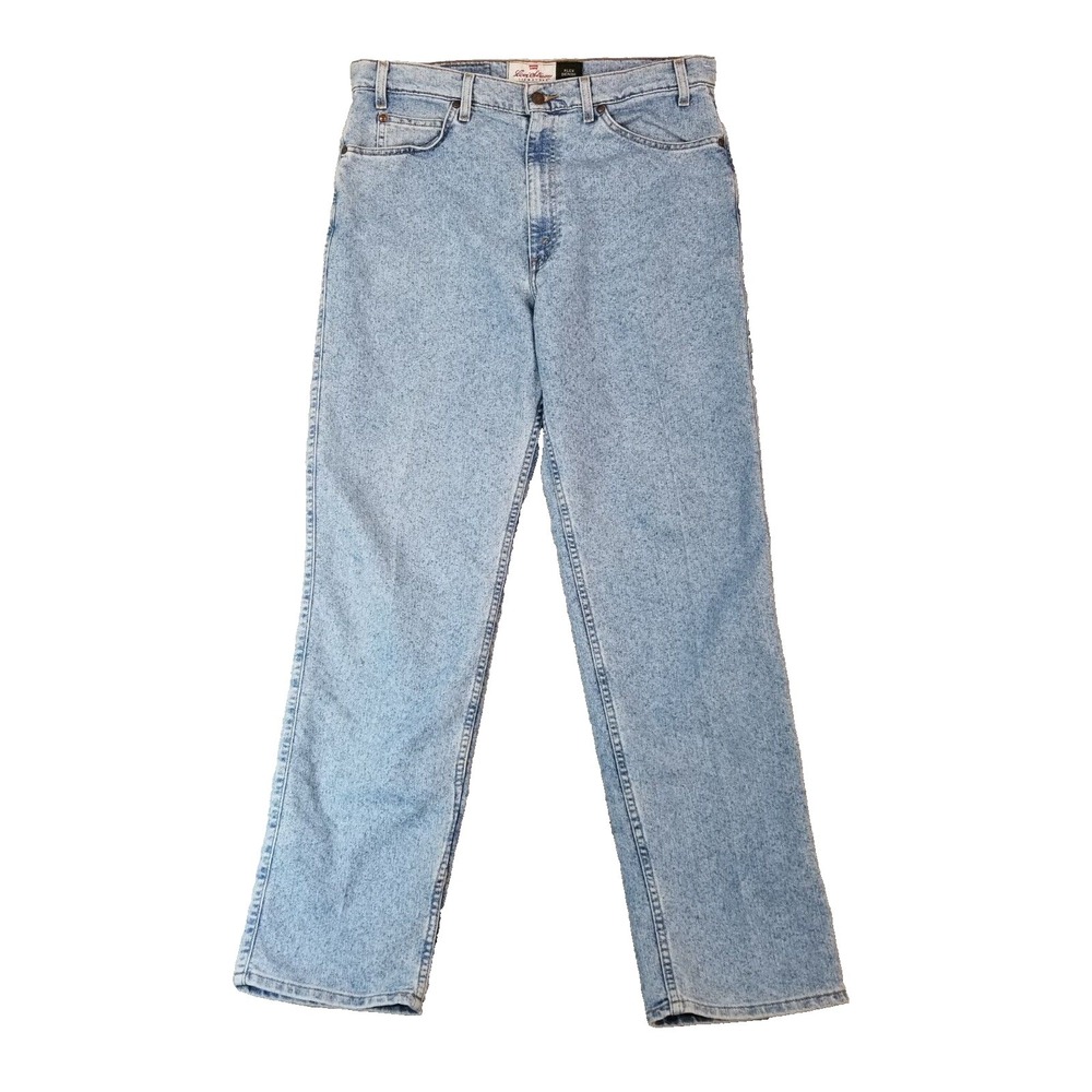 Levis Signature Mens Jeans 36x34 Regular Straight Blue Flex Denim Retro